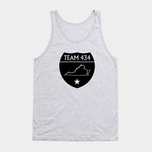 TEAM 434 - PHASE IV BLACK SHIELD Tank Top